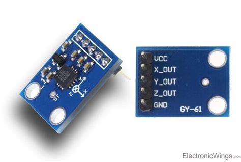 Adxl335 Accelerometer Interfacing With Esp32 Esp32