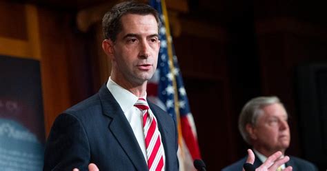 Senator Tom Cotton Breaks With Conservative Colleagues Who Oppose ...