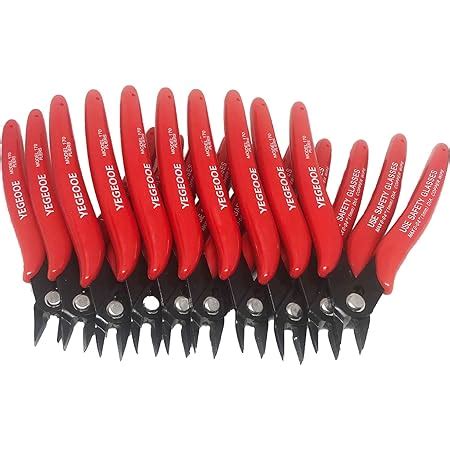 Micro Wire Cutters 10 Pack YEGEOOE 170 Precision Diagonal Cutting