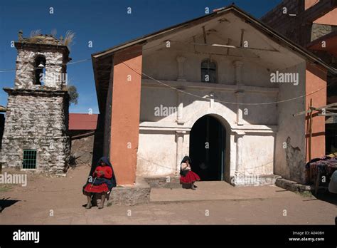 Taquile Island Lake Titicaca Peru Stock Photo - Alamy