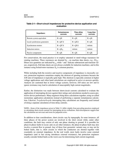 IEEE 242 2001 Proteccion Y Coordinacion Pdf