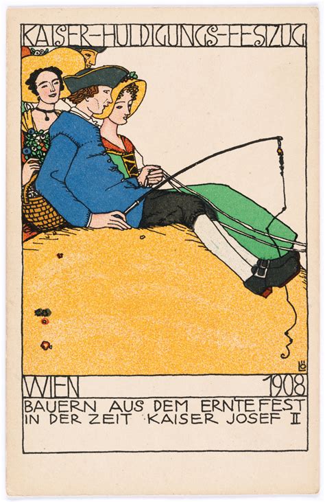 Postkarte Der Wiener Werkst Tte Nr Kaiser Huldigungs Festzug