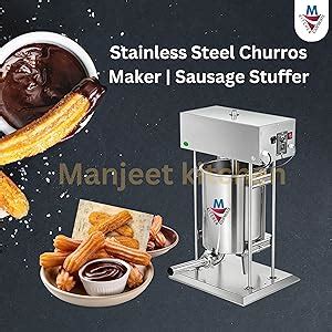 Buy Andrew James Stainless Steel Churros Maker Sausage Stuffer Online