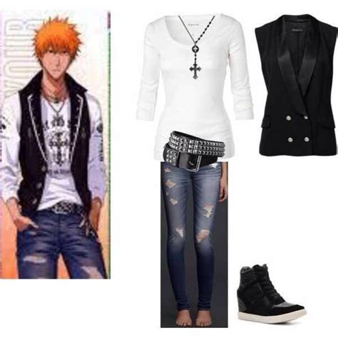 Ichigo Kurosaki Bleach Casual Cosplay Cosplay Outfits Anime Outfits