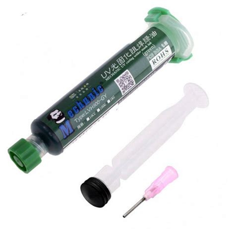 Mascara Uv Antisoldante Mechanic Ly Uvh900 Curador Verde Antisolder