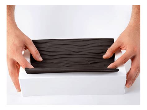 Moule à bûche silicone Tapis matelassé 25 x 9 cm Silikomart