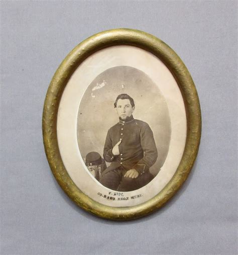 Albumen Portrait Of Frederick K Zapf 149th New York Infantry Sold