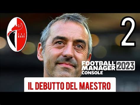 Il Debutto Del Maestro Football Manager Carriera Allenatore