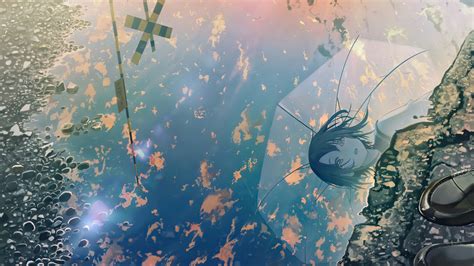 Anime Girl Reflection 4k Hd Wallpaper Rare Gallery