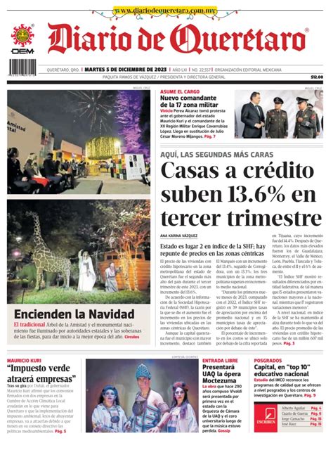 Diario De Queretaro Subscriptions Pressreader