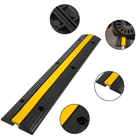 Cxrcy Cable Ramp Pack Of Channel Rubber Cable Protector Lbs