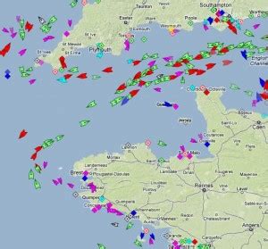 Cartographie Du Trafic Maritime En Temps R El Trafic Maritime