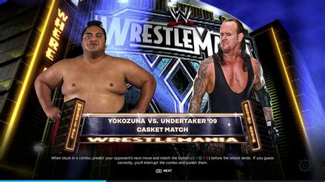 WWE 2K24 FULL MATCH Yokozuna Vs The Undertaker Casket Match