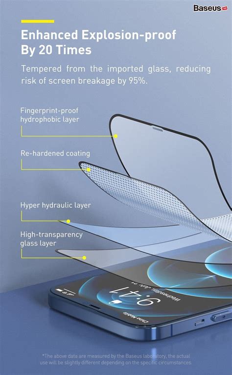 Baseus Mm Full Screen And Full Glass Tempered Glass Film For Ip