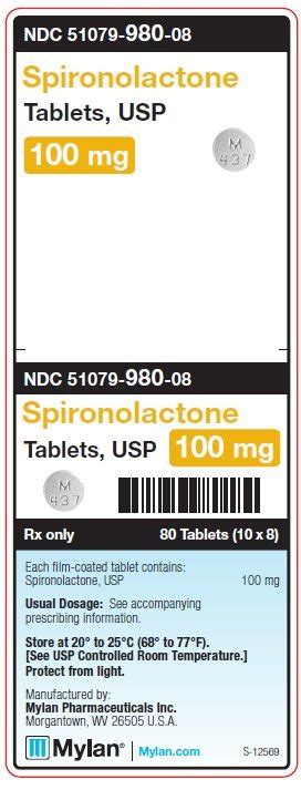 Spironolactone Package Insert Drugs