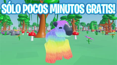 RÁPIDO CONSIGUE AVATAR de CAPYBARA ARCOÍRIS GRATIS en ROBLOX SÓLO