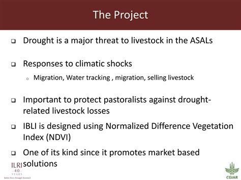 The Story Of Index Based Livestock Insurance Ibli Ppt