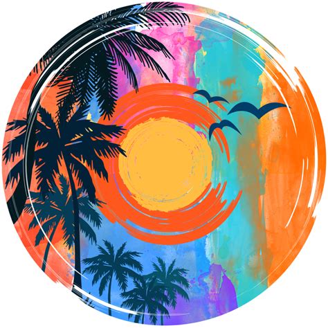 Free Sunset on beach 12793284 PNG with Transparent Background