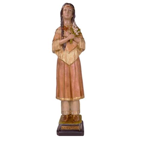 Home Living St Kateri Tekakwitha Inch Statue Statues Home D Cor