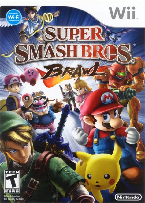 Super Smash Bros Brawl 2008 Wii Box Cover Art MobyGames