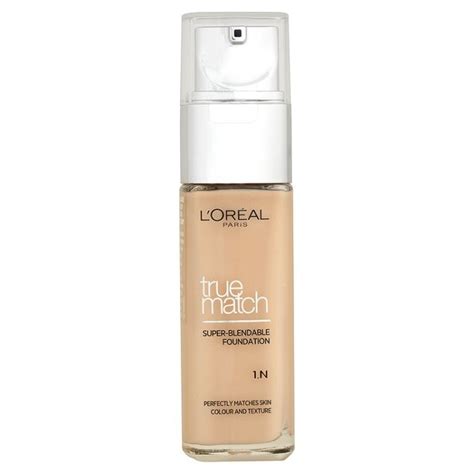 Loréal Paris True Match Foundation Perfectly Matching 1n Ivory 30ml