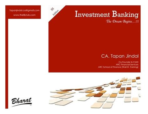 Investment Banking Pitch Book - Investment Banking by edu CBA | PPT