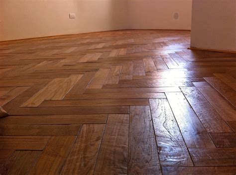 Teak Patina Herringbone Flooring Vintage Timberworks