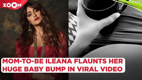 Ileana D Cruz Flaunts Her Huge Baby Bump For The St Time After