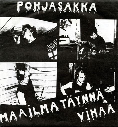 hardcore punk Pohjasakka Maailma Täynnä Vihaa EP 1985