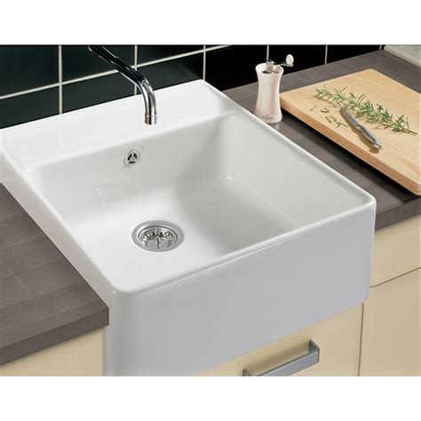 Villeroy And Boch Butler 60 Ceramicplus Single Bowl Belfast Sink With Tap