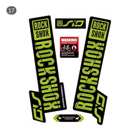 Set Front Fork Sticker For Rock Shox Sid Road Bike Race Accessories