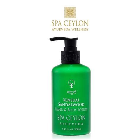 Spa Ceylon Ayurveda Sensual Sandalwood Hand And Body Lotion 250ml