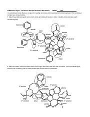 RECITATION KEYS Pdf CHEM 224 Orgo 2 Functional Groups Recitation