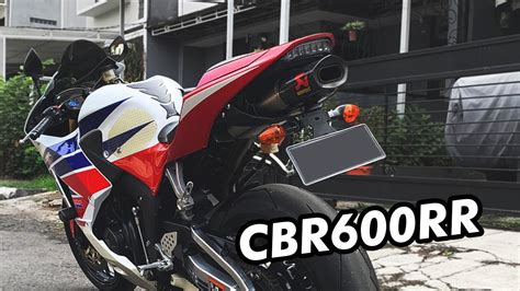 Cbr 600 Rr With Akrapovic Pure Sound Youtube