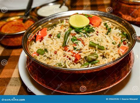 Vegetable Biryani Stock Photo Image Of Food Bark Horizontal