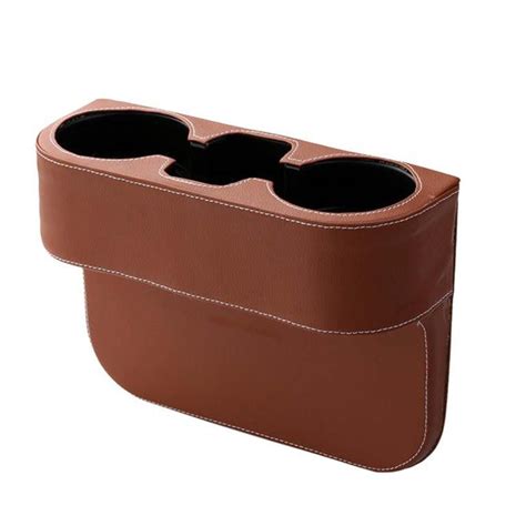 Pu Leather Cup Holder Organiser Burhani Car Accessories