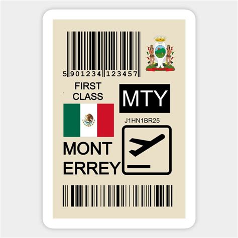 Monterrey Mexico Travel Ticket By Johndawalker Travel Tickets Mexico