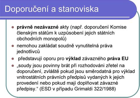 Pr Vo Evropsk Unie Prezentace Pdf Sta En Zdarma