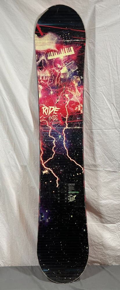 RIDE Dose 159cm Wide Twin Tip Freestyle All Mountain Snowboard Deck