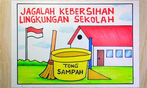 20 Contoh Poster Kebersihan Lingkungan Sekolah Dan Rumah Nbkomputer