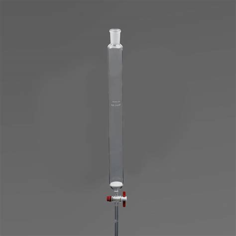 Chromatography Column With Joint Fritted Disc And Ptfe Stopcock Astm