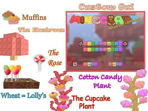 Sugarpack [1.11] Enjoy Candyland! Minecraft Texture Pack