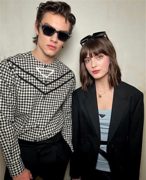 Louis Partridge And Issie Partridge For Prada Milan Fashion Show 15 01