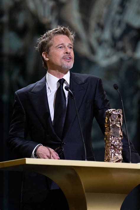 Photo Brad Pitt David Fincher Reçoit Un César Dhonneur Lors De La