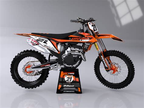 Orangecrew Series Ktm Sx Sxf Exc Exc F Graphics Kit Custom Mx The