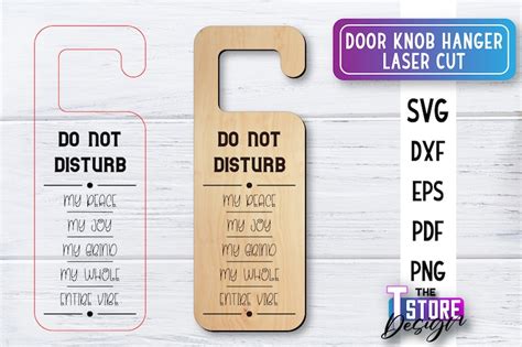 Door Knob Hanger Laser Cut Svg Bundle Door Knob Design Etsy