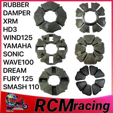 Rubber Damper For XRM Sniper Shogun HD3 Bajaj X4 Wind125 YAMAHA Sonic