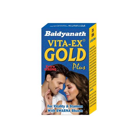 Baidyanath Vita Ex Gold Plus 20 Capsules Richesm Healthcare