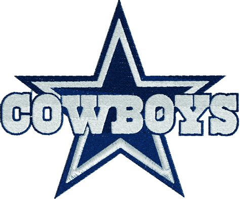 Dallas Cowboys Embroidery Designs Etsy