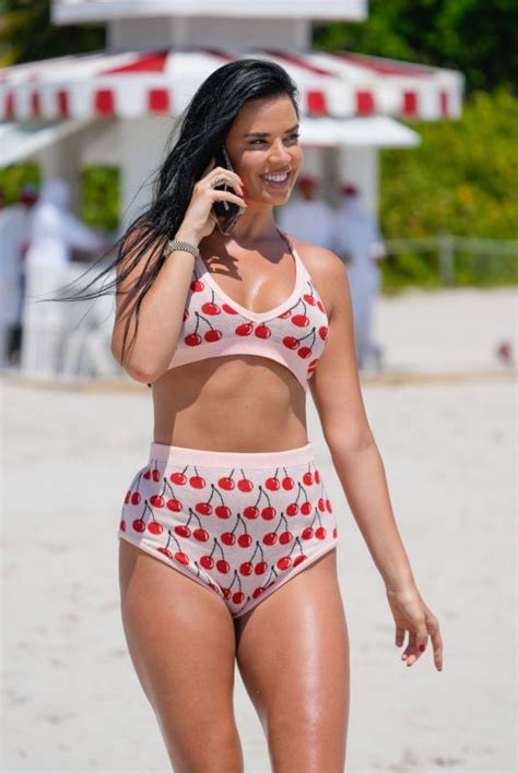 IVANA KNOLL In Bikini At A Beach In Miami 05 03 2023 HawtCelebs